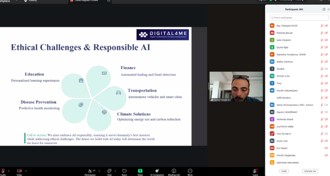 “Digital Readiness in Emerging Technologies for MicroEntrepreneurs\" – DIGITAL4ME hybrid event