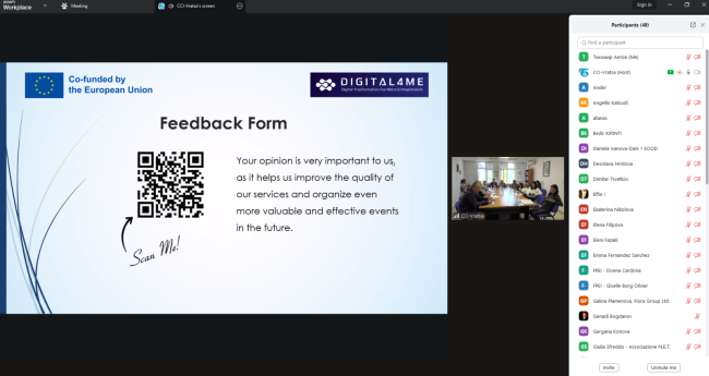 “Digital Readiness in Emerging Technologies for MicroEntrepreneurs\" – DIGITAL4ME hybrid event